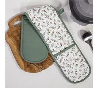 (Holly Berry) 90cm Double Oven Glove Cotton Christmas Designs