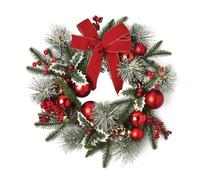 Holly & Berry Pre-Lit Wreath