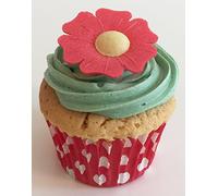 Holly Cupcakes 12 Red Poppies- Beautiful Edible 3d Wafer Cake Decorations
