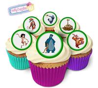 Holly Cupcakes 24 Fabulous Pre-Cut Edible Wafer Cake Toppers: The Jungle Book