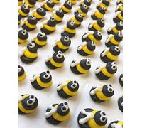 Holly Cupcakes Fabulous Handpiped Mini Sugar Bees (Pack of 48)