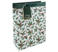 Holly Forest Green Christmas Extra Large Gift Bag 45cm