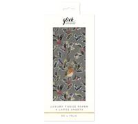 Holly Harmony Grey Christmas Stehpanie Davies Glick 4 Sheets Tissue Wrapping Paper 50 x 75 cm