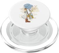 Holly Hobbie Classic Hat And Flowers PopSockets PopGrip for MagSafe