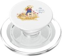 Holly Hobbie Classic Life Is A Picnic Enjoy It PopSockets PopGrip for MagSafe