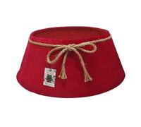 Holly International Velvet Tree Skirt Ruby Red - 56Cm