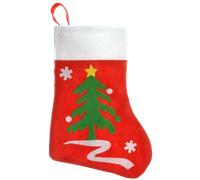 Holly Jolly Christmas Christmas Sock with Christmas Tree - 35cm