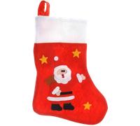 Holly Jolly Christmas Christmas Sock with Santa - 35cm