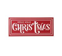 Holly Jolly Christmas Metal Sign