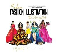 Holly Nichols Modern Fashion Illustration: The Coloring (Paperback) (US IMPORT)