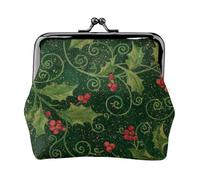 Holly, PU Leather Coin Purse, Small Wallets, Change Pouch with Kiss Lock Clasp Buckle, Change Purse