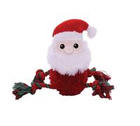 Holly & Robin Fluffy Ropee Christmas Dog Toys (Fluffy Ropee Santa)