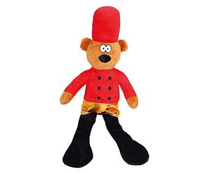 Holly & Robin Nutcracker Bear Supersize Plush Dog Toy Soft Squeaky Fun Interactive Chewing Playing Cuddly Stuffed Lightweight Washable for All Breeds