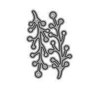 Holly Twig Die Cuts for Card Making, Plant Metal Cutting Dies for Paper Scrapbooking, DIY Stencils for Album Party Wedding Festivals Decoration