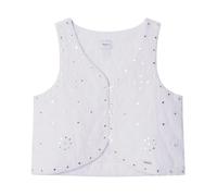 Holly Vest, unisex, Pepe Jeans, Waistcoats, White, 14 Y, Kids 14 Y