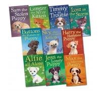 Holly Webb 10 Books Set Pack Puppy and kitten Collection (Timmy in Trouble, Max the Missing Puppy, Sam the Stolen Puppy, Buttons the Runaway Puppy & more)