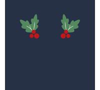 Holly Women's Christmas T-Shirt - Navy - XXL - Navy