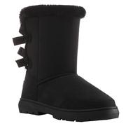 Holly Womens Twin Bow Tall Classic Waterproof Winter Rain Snow Boots