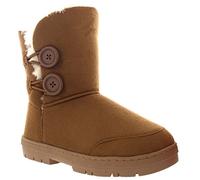Holly Womens Twin Button Waterproof Winter Snow Boots - 10 - LTA43 EA0269