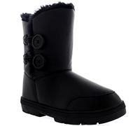 Holly Womens Twin Button Waterproof Winter Snow Boots - 8 - BLL41 EA0271