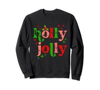 Holly Xmas Jolly Groovy Funny Christmas Holidays Costume Sweatshirt