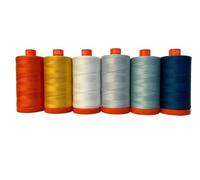 Hollyanne Knight Aurifil Quilting Rockstar Thread Set 6 Large spools
