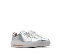 Hollyhock Walk Leather Trainers silver-coloured