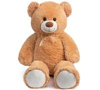 HollyHOME BEJOY 100cm Teddy Bear, Giant Stuffed Animals, Soft Toy Large Plush Teddy Bears, Love Gift Child Dolls, TAN