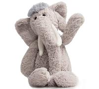 HollyHOME Mammoth Plush Stuffed Animal Teddy Wild Animal Doll Soft Toy Grey