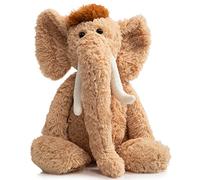 HollyHOME Mammoth Plush Stuffed Animal Teddy Wild Animal Toy Light Brown