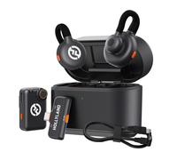 Hollyland, Lark, M2S, Wireless, Lavalier, Microphone, Camera, Android, Range, Titanium, Clip, Noise