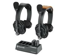 Hollyland Solidcom SE Full Duplex 2-User ENC Noise Cancellation Wireless Intercom Headset System 350m Team Communication with PTT Mute Single Ear Headset for TV Film Production Drone (2.4G Version)
