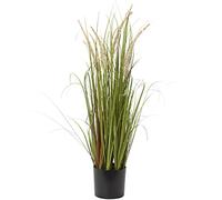 Hollyone 70CM Artificial Plant White Foxtail Pampas Grass, Plastic Plants Grass Tall Fake Plant, Large Decorative Faux Plants for Indoor Outdoor Home, Living Room, Office Decoration