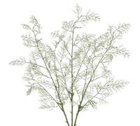 Hollyone Spring Summer Artificial Flower Picks, Long Stem Fake Flowers for Tall Vase, White Decorative Faux Flower for Home Decor, Living Room, Kitchen, Bathroom, Balcony Decorations