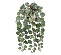 Hollyone Trailing Artificial Plants Decorative Fake Potted Plants, String of Hearts Plants Indoors Outdoors, Faux Trailing Plants Greenery for Home, Wall, Living Room, Bedroom, Office Decor