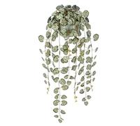 Hollyone Trailing Artificial Plants - Decorative Fake Potted String of Hearts for Indoors Outdoors, Faux Trailing Greenery for Home, Wall, Living Room, Bedroom, Office Decor