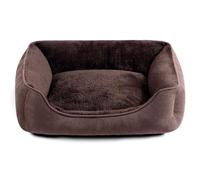 Hollypet Cat Bed Small Dog Bed Pet Bed for Cats and Puppy, Soft Pet Sleeping Bed Breathable Pet Cushion, Coffee(55 * 45 * 15cm)