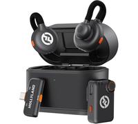 HollyView Wireless Microphone Mini Combo (with Camera RX + USB-C RX, Space Gray)