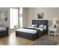 Gfw Hollywood Ottoman Storage Bed King Black