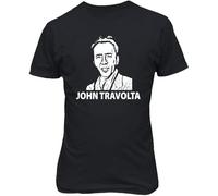 Hollywood Actor Nicolas Cage Movie 'Face Off' Men's T-Shirt Black