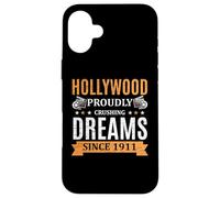 Hollywood American USA Vacation Movie Cinema Travel Case for iPhone 16 Plus