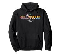 Hollywood Beach Front Florida Sunset, Pretty, Colors Pullover Hoodie