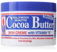 Hollywood Beauty Cocoa BUtter Skin Creme With Vitamin E "Highly Enriched Soothes & Smoothes Dry Skin, Blemishes & Stretch Marks
