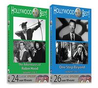 HOLLYWOOD BEST Exclusive Set - The Adventures of Robin Hood - Volumes 1 & One Step Beyond Volumes 1 & 2 - Over 20 Hours on