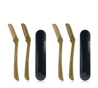 Hollywood Browzer 4 Piece Dermaplaning Kit AMETHYST AND PINK SAPPHIRE