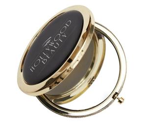 Hollywood Browzer Beauty Art Deco Compact Portable Makeup Travel Mirror