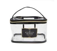 Hollywood Browzer Beauty Large Toiletry Cosmetics Case/Bag Clear