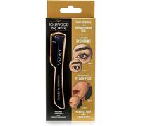 Hollywood Browzer Dermaplaning Razor Tool for Face - Eyebrow Shaping - Removing Unwanted Hair and Peach Fuzz - Exfoliating Tool for Women - Face Razor for Women - Facial Hair Remover - (Black)