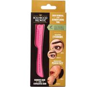 Hollywood Browzer Dermaplaning Razor Tool for Face - Eyebrow Shaping - Removing Unwanted Hair and Peach Fuzz - Exfoliating Tool for Women - Face Razor for Women - Facial Hair Remover - (Pink Sapphire)