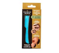 Hollywood Browzer Dermaplaning Razor Tool for Face - Eyebrow Shaping - Removing Unwanted Hair and Peach Fuzz - Exfoliating Tool for Women - Face Razor for Women - Facial Hair Remover (Blue Opal)